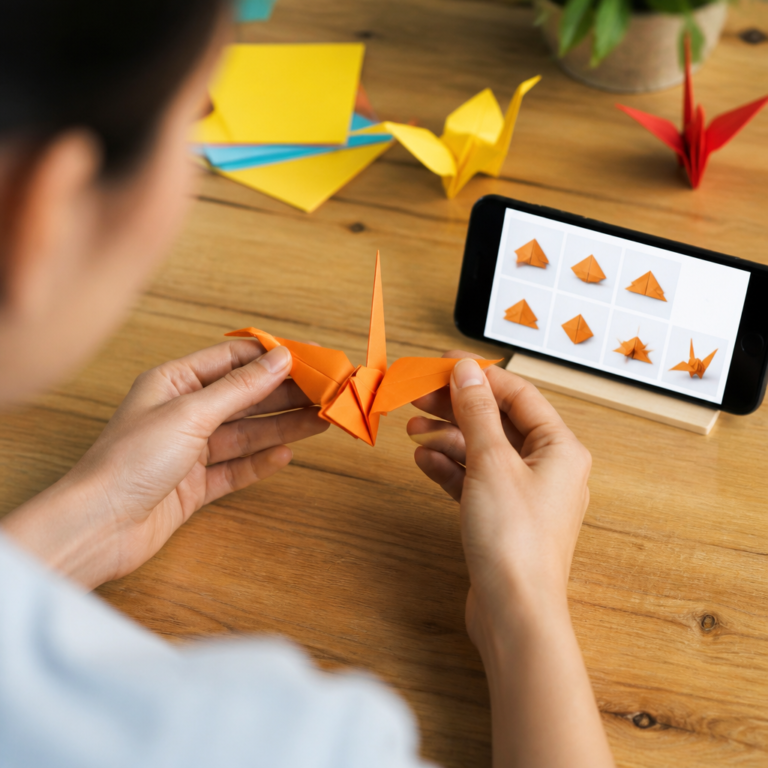 Aplicativo para Aprender Origami Passo a Passo