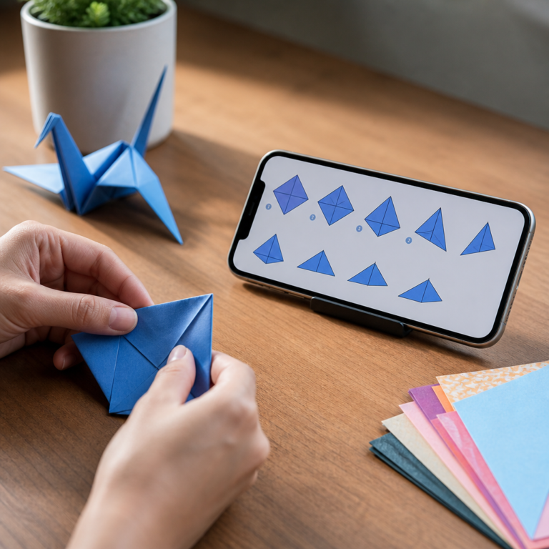 Aprenda Origami no Celular com App