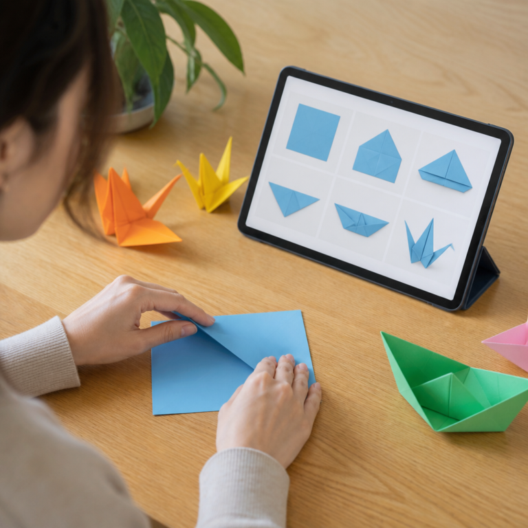 Aplicativo para Aprender Origami Passo a Passo