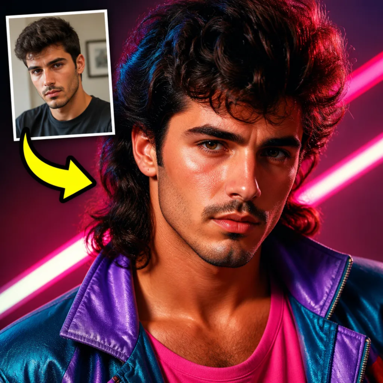 Transforme sua Foto no Estilo dos Anos 80